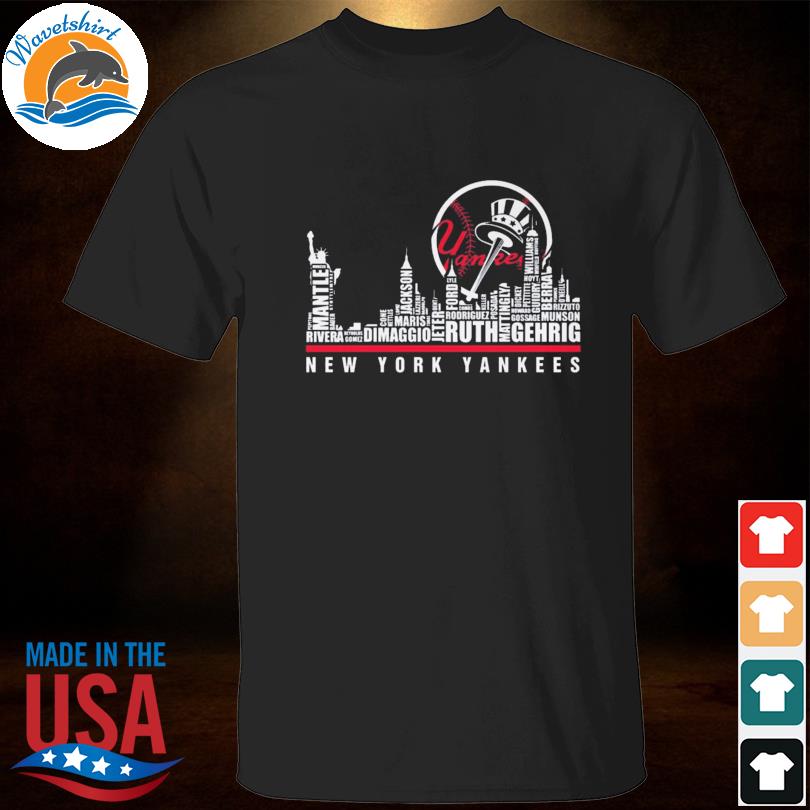  New York City Skyline - USA - Yankee T-shirt