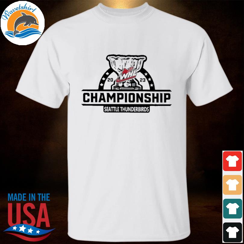 Original whl 2023 Championship Seattle Thunderbirds Logo Shirt