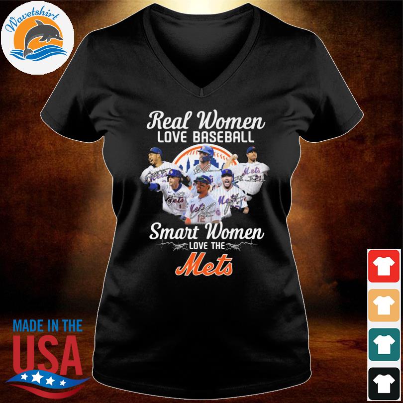 Real Women Love Baseball Smart Women Love The New York Mets 2023 Signatures  Shirt - Shibtee Clothing