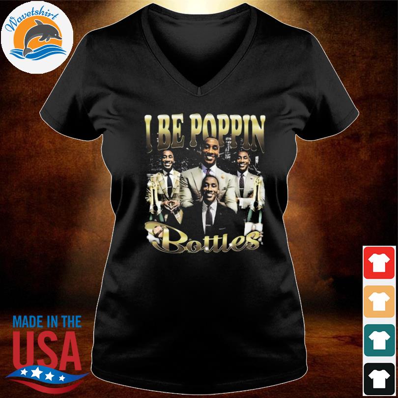 Shannon Sharpe I Be Poppin Bottles Shirt, Hoodie, Sweatshirt, Women Tee -  Lelemoon