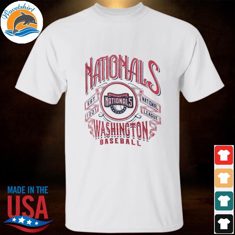 Washington Nationals baseball est. 1901 national league logo shirt