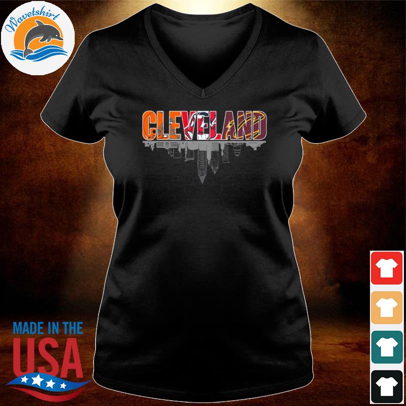 Official cleveland guardians skyline T-shirts, hoodie, tank top, sweater  and long sleeve t-shirt