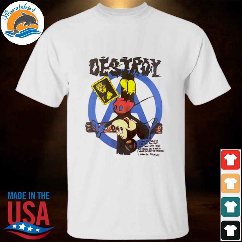 Mickey mouse destroy on sale t-shirt