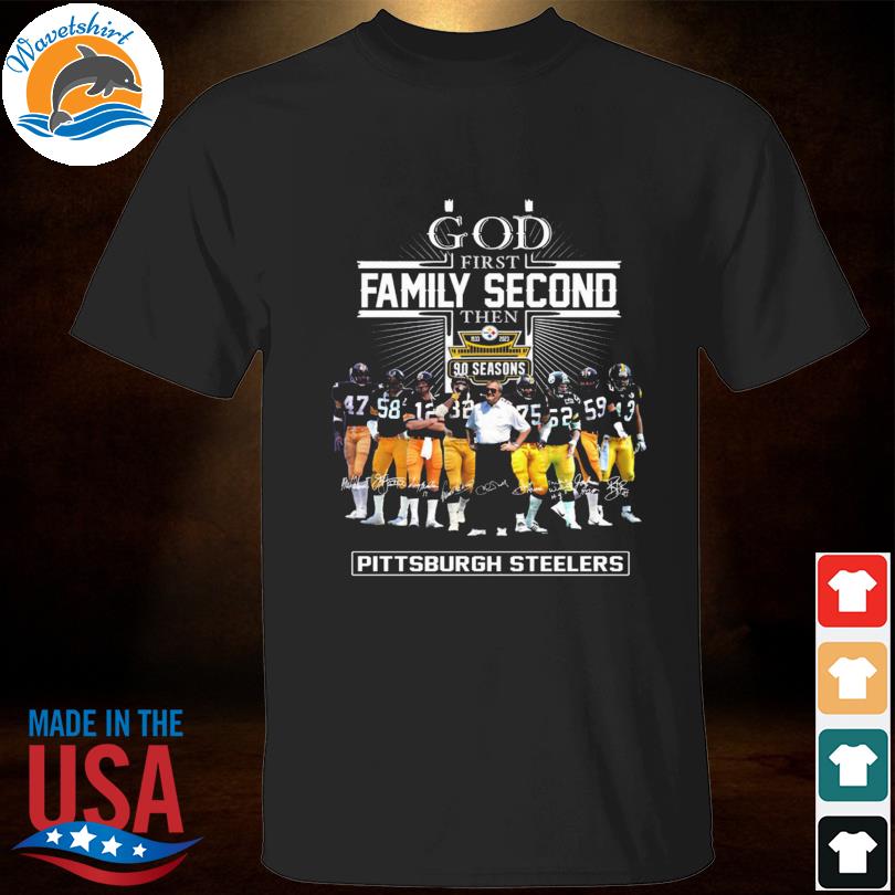 God First Family Second Then 90 Seasons Detroit Lions Football T