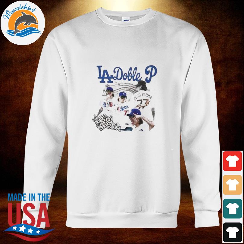 Peso Pluma Doble P Los Angeles Dodgers t-shirt by To-Tee Clothing
