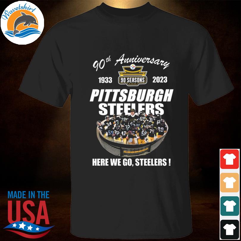 Official Pittsburgh Steelers 90th anniversary stadium here we go T