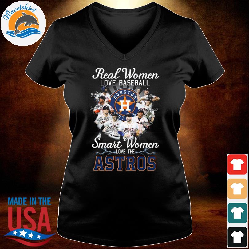 Real women love baseball smart women love the Houston Astros heart logo  2023 shirt, hoodie, sweater, long sleeve and tank top