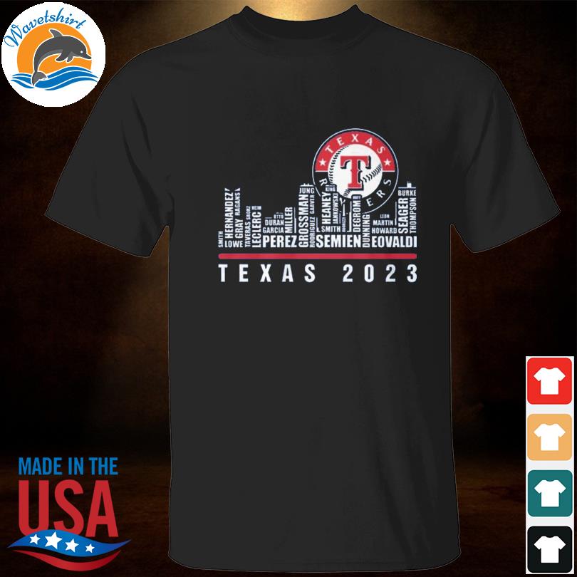 Official Texas Rangers city players names shirt - NemoMerch