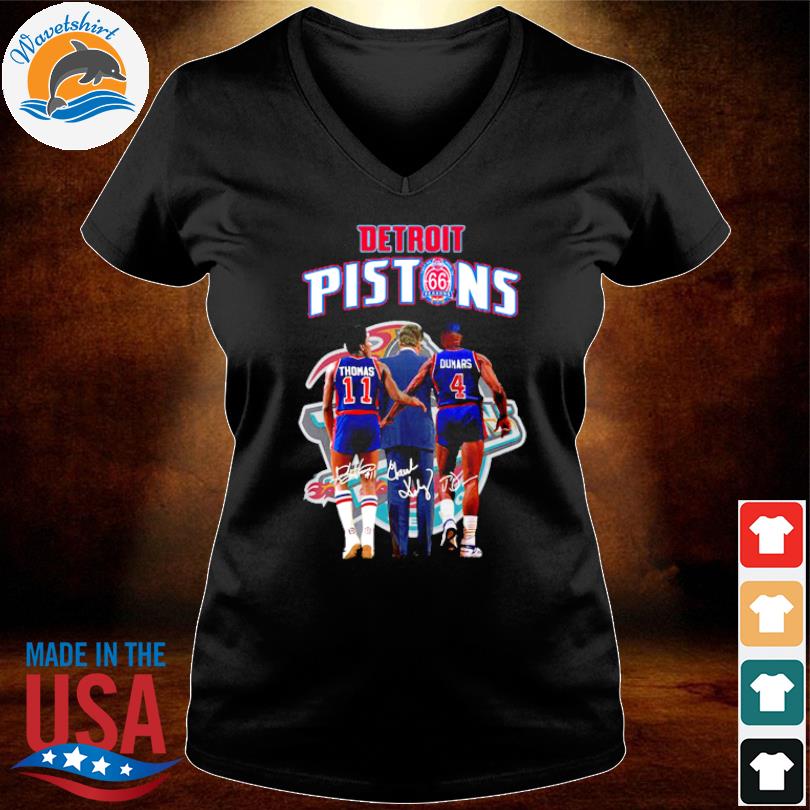Detroit Pistons 66th Anniversary Thomas And Dumars Shirt