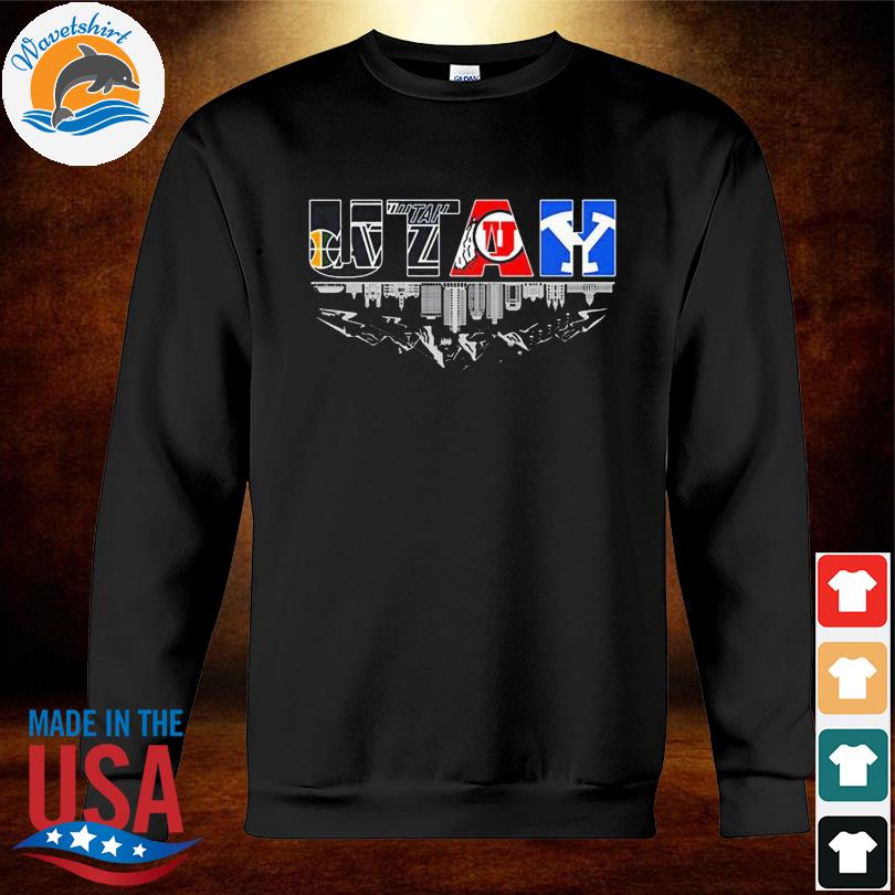 Utah Skyline Sports Teams T-shirt Hoodie