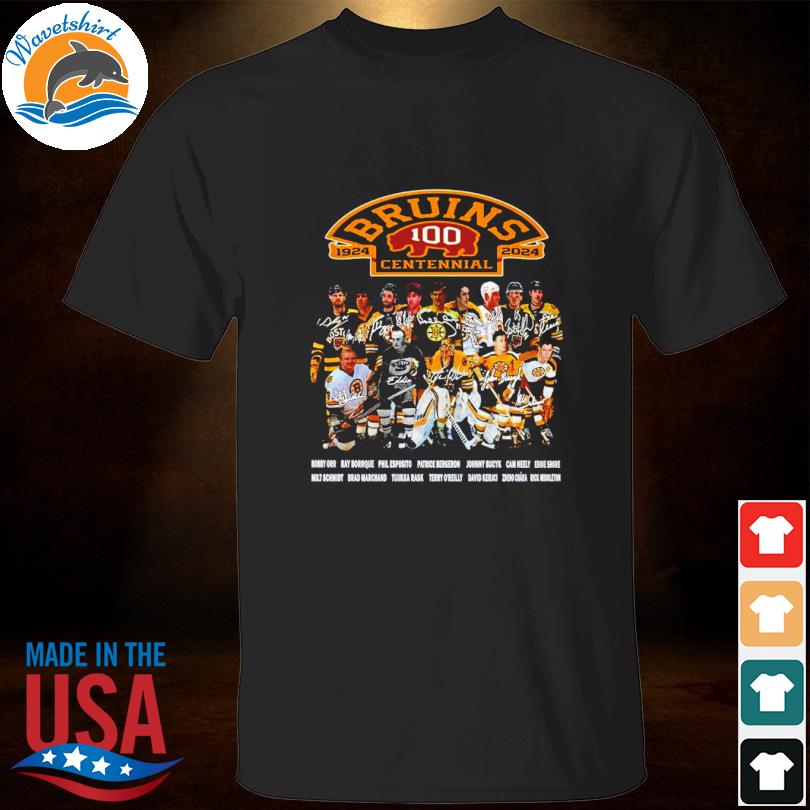 Bruins 100 Centennial 1924 – 2024 T-shirt - Shibtee Clothing