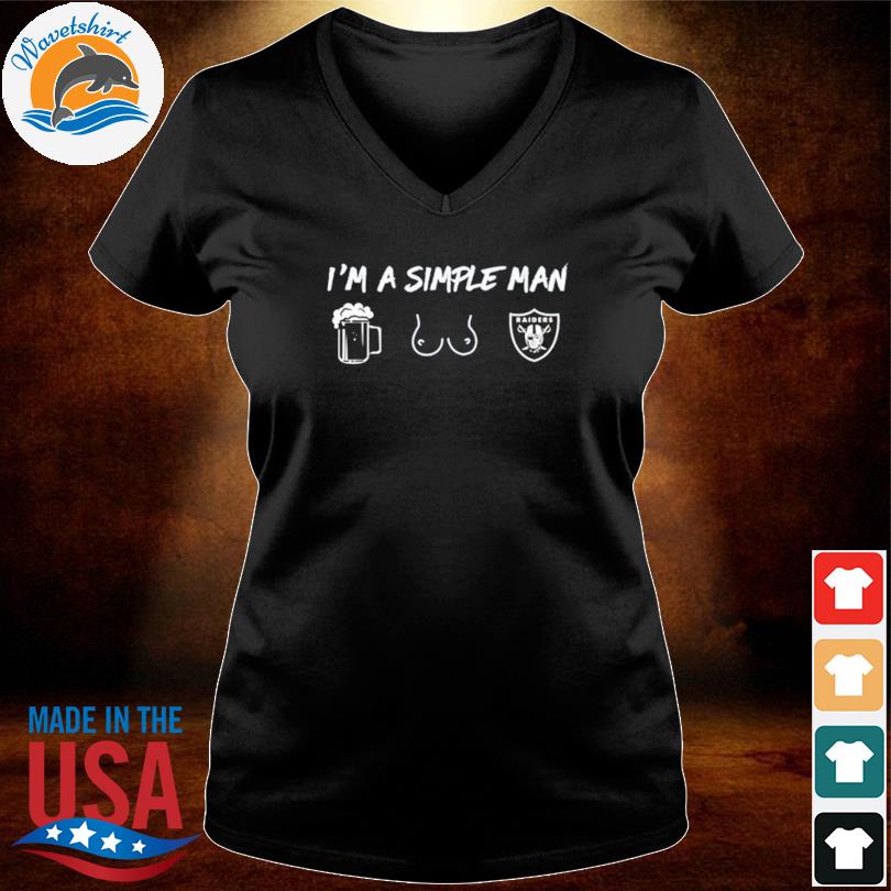 I Am Simple Man Las Vegas Raiders Shirt