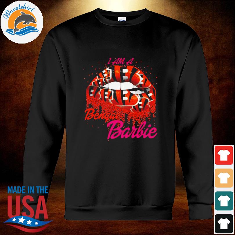 Lips Cincinnati Bengals Barbie 2023 Shirt