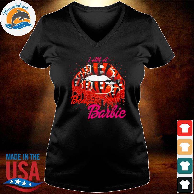 Lip Cincinnati Bengals I Am A Bengal Barbie Shirt, hoodie, sweater