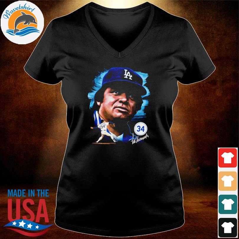 Fernando Valenzuela Los Angeles Dodgers Portrait Shirt - Peanutstee