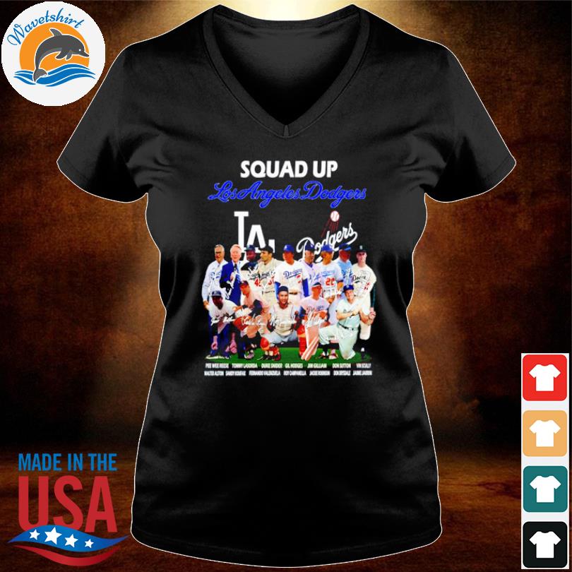 Squad Up Dodgers Signatures shirt - Dalatshirt