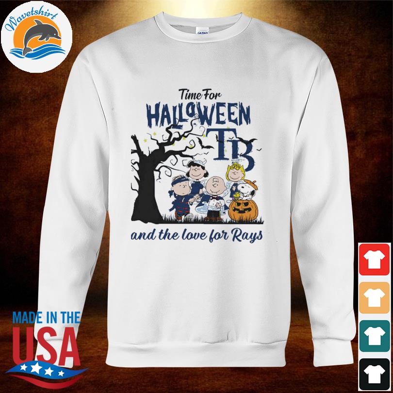 Tampa Bay Rays Time For Halloween And The Love For Rays Shirt