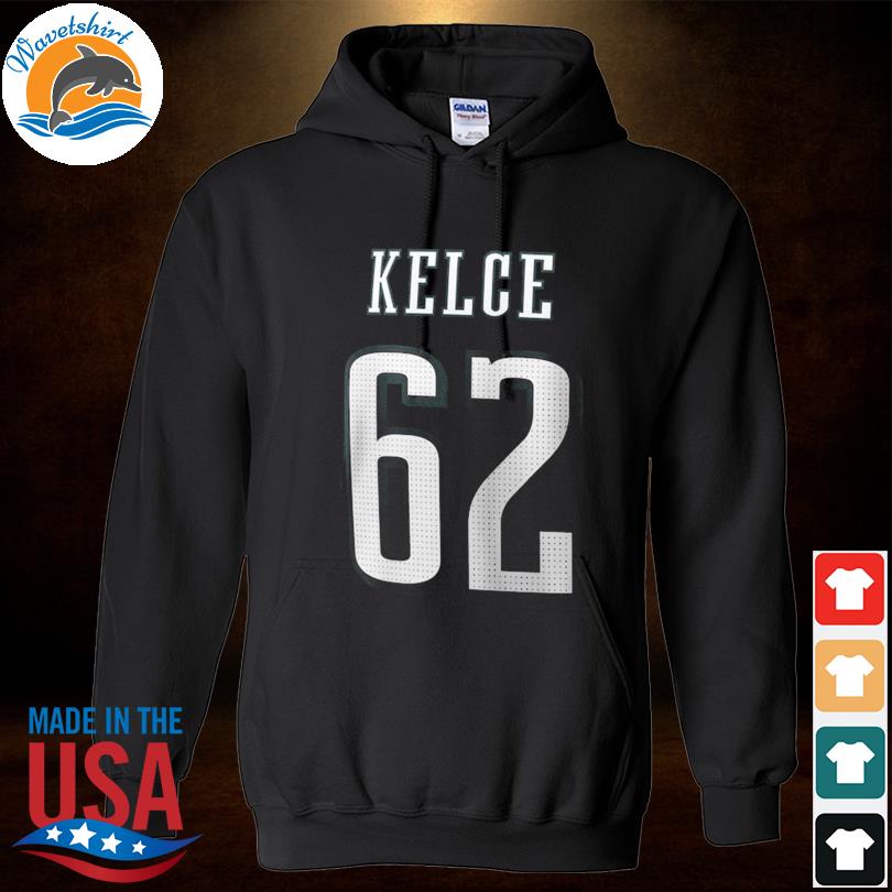 Jason Kelce Philadelphia Eagles Nike Player Name & Number T-Shirt