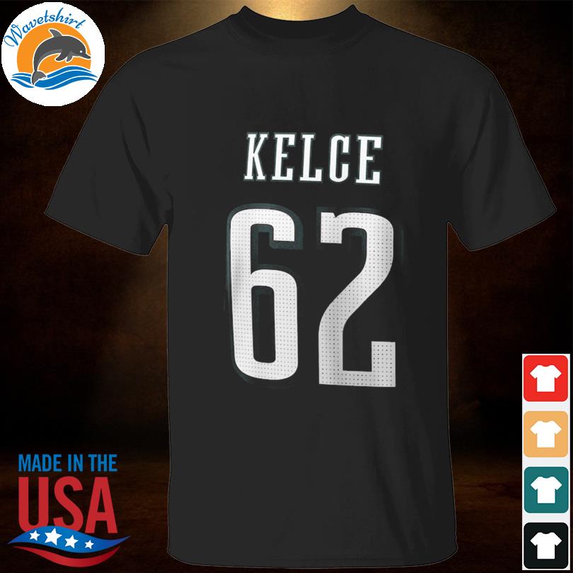 Jason Kelce Philadelphia Eagles Nike Player Name & Number T-Shirt - Black