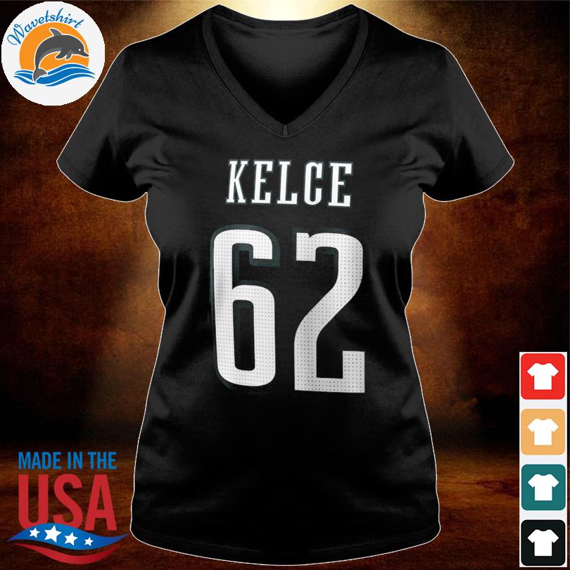 Jason Kelce Philadelphia Eagles Nike Player Name & Number T-Shirt - Black