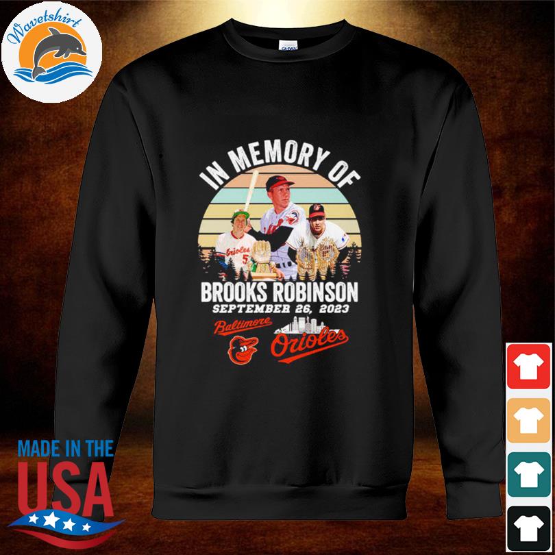 Brooks Robinson T-shirt, Brooks Robinson Baltimore Retro T-shirt - Camatee  in 2023