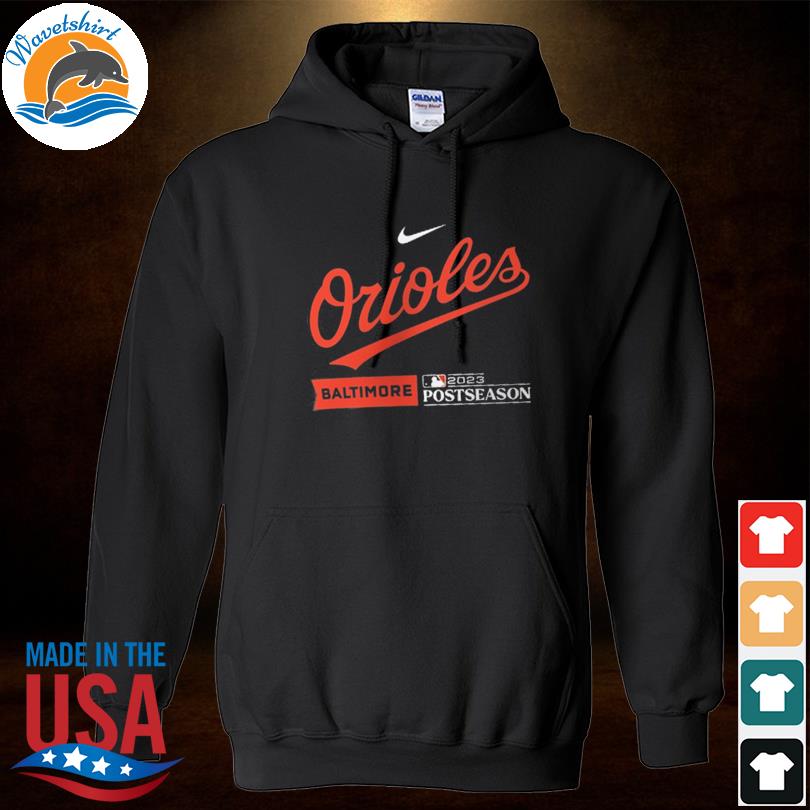 Baltimore Orioles 2023 MLB Postseason Dugout Men’s Nike Therma MLB Pullover  Hoodie