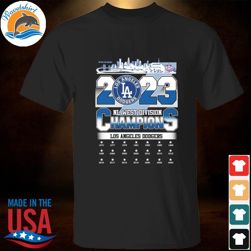 City Of Angels 2023 NL West Division Champions Los Angeles Dodgers Shirt,  hoodie, sweater, long sleeve and tank top