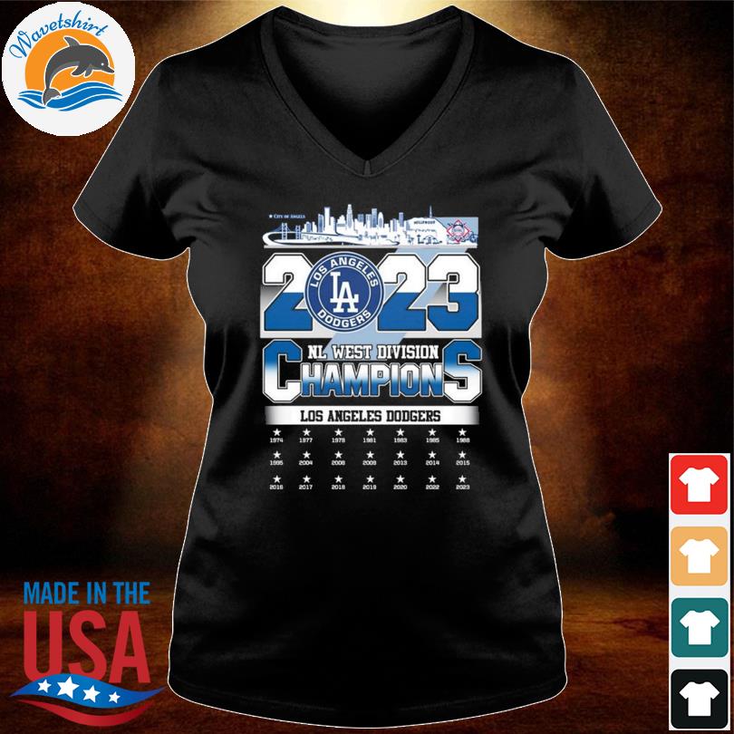 City Of Angels 2023 NL West Division Champions Los Angeles Dodgers Shirt,  hoodie, sweater, long sleeve and tank top