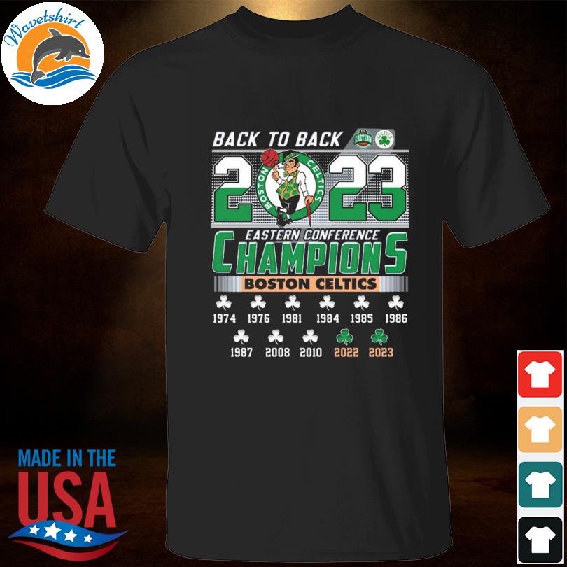 Top boston Celtics Back To Back 2022 2023 eastern conference shirt