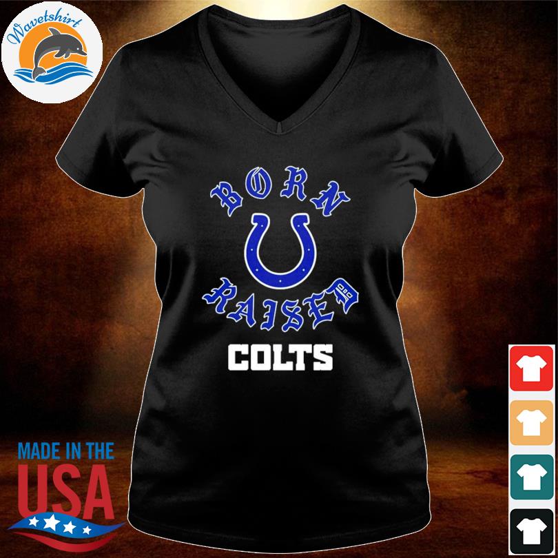 Indianapolis Colts Born X Raised Unisex T-shirt - Shibtee Clothing