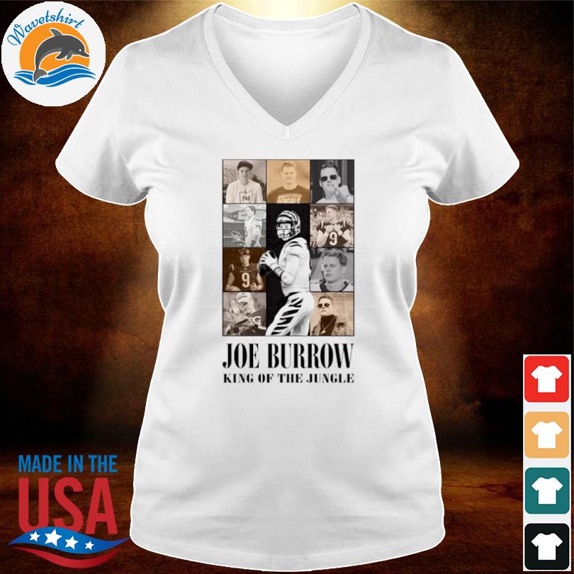 Joe Burrow king of the jungle shirt, hoodie, sweater, long sleeve and tank  top