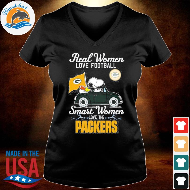 Snoopy And Woodstock Driving Car Green Bay Packers Shirt - High-Quality  Printed Brand