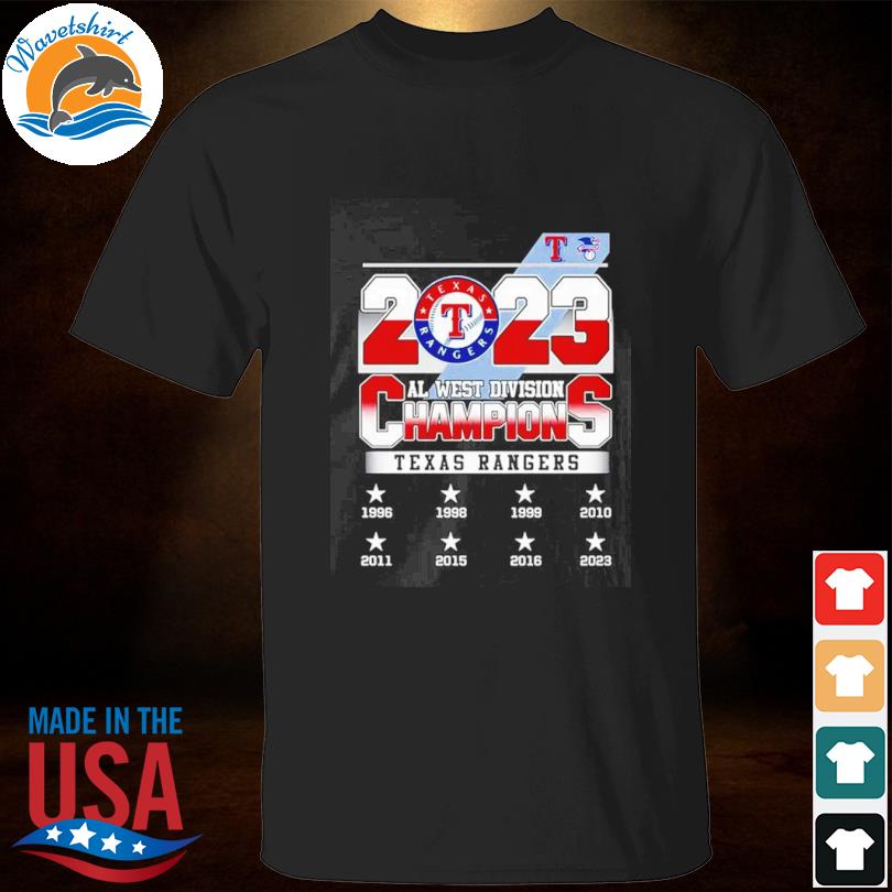 Texas Rangers Red 2023 AL West Division Champions T-Shirt, hoodie, sweater, long  sleeve and tank top