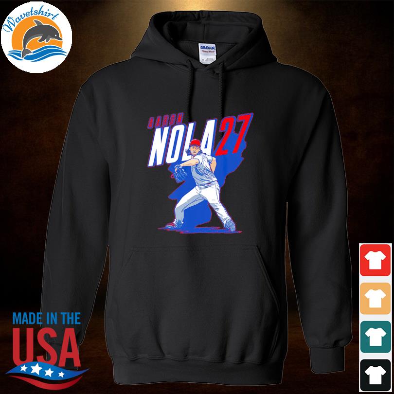 Aaron Nola Name And Number Mlbpa Shirt