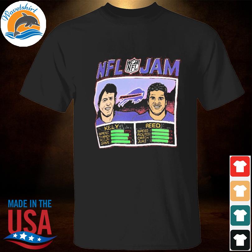 Homage Buffalo Bills Jim Kelly & Andre Reed NFL Jam T-Shirt