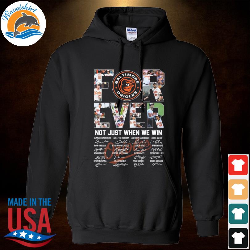 Baltimore Orioles forever not just we win shirt, hoodie, sweater