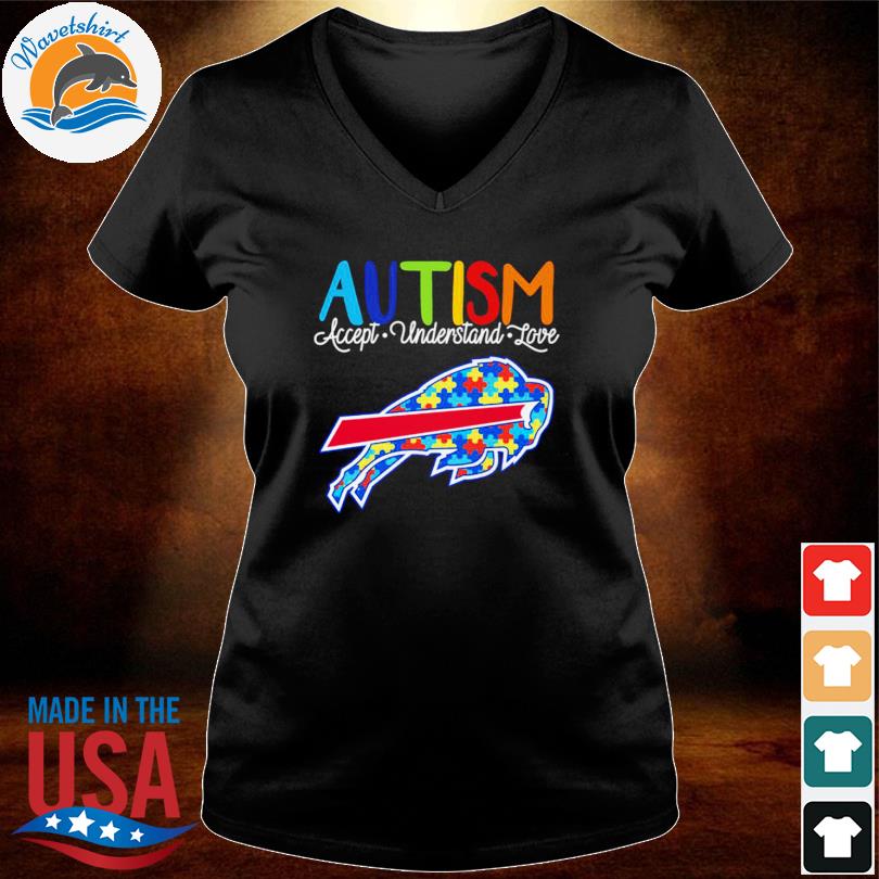 Official buffalo Bills Autism Accept Understand Love shirt,tank