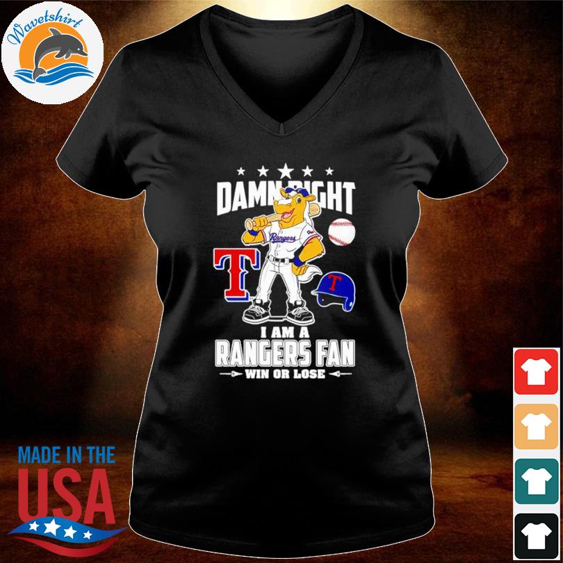 NEW Damn Right Texas Rangers Fan Unisex T-Shirt