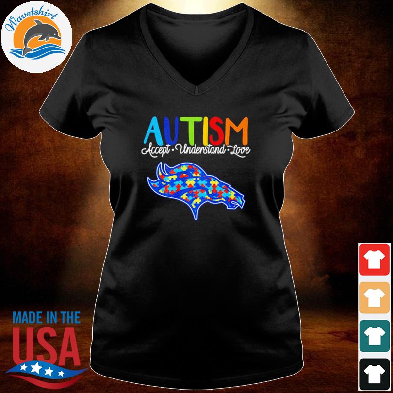 Denver Broncos Nfl Autism Awareness Accept Understand Love Shirt