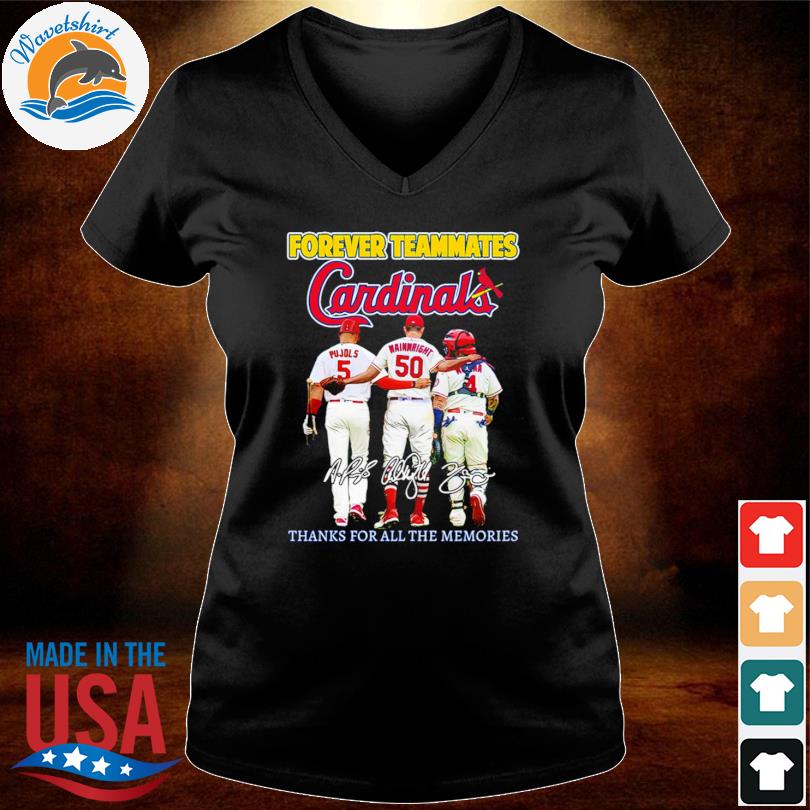 Official forever Teammates St Louis Cardinals Thanks For All The Memories  Shirt, hoodie, sweater, long sleeve and tank top