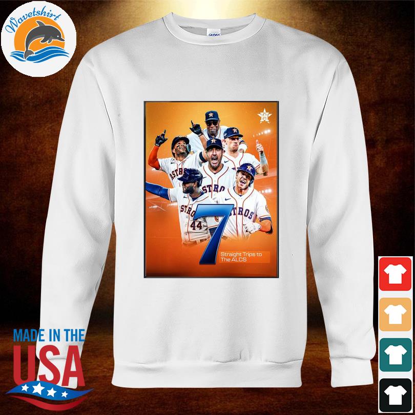 Houston Astros Lucky 7 Are Headed Back To The ALCS MLB 2023 Postseason T  Shirt - Limotees