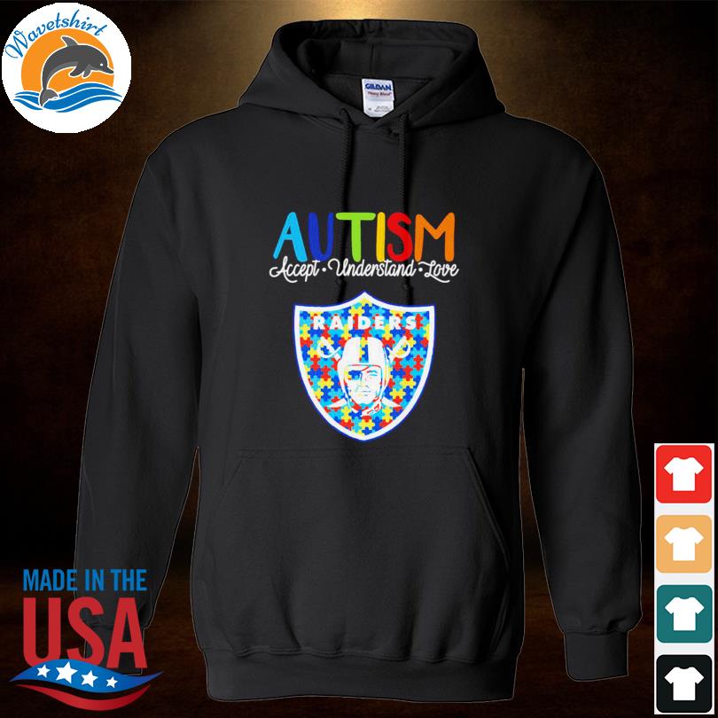 Las Vegas Raiders NFL Autism Awareness Personalized Hoodie T Shirt - Growkoc