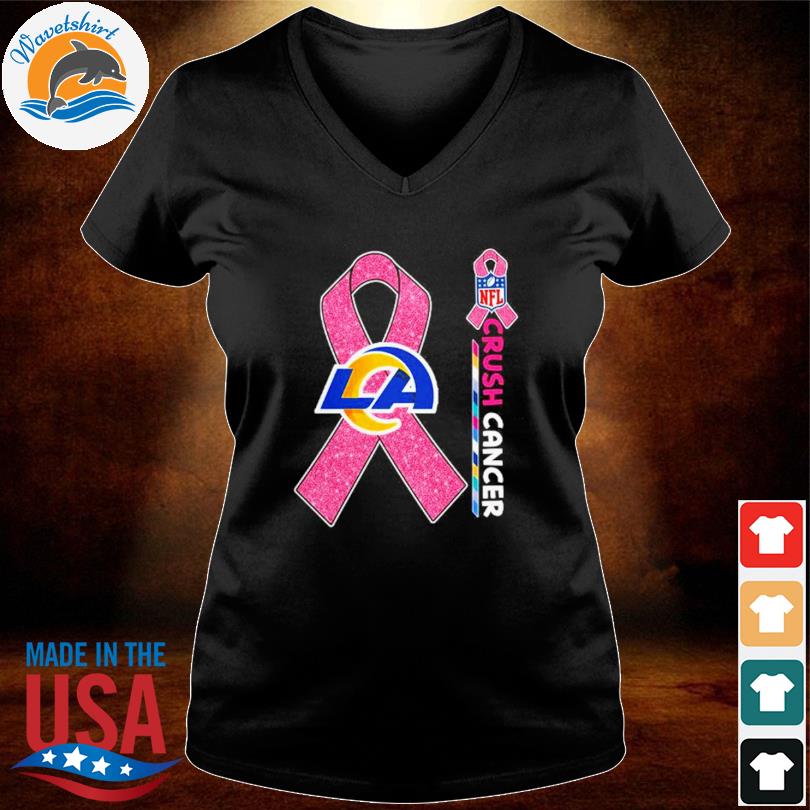 NFL Crush Cancer Los Angeles Rams Shirt - Limotees