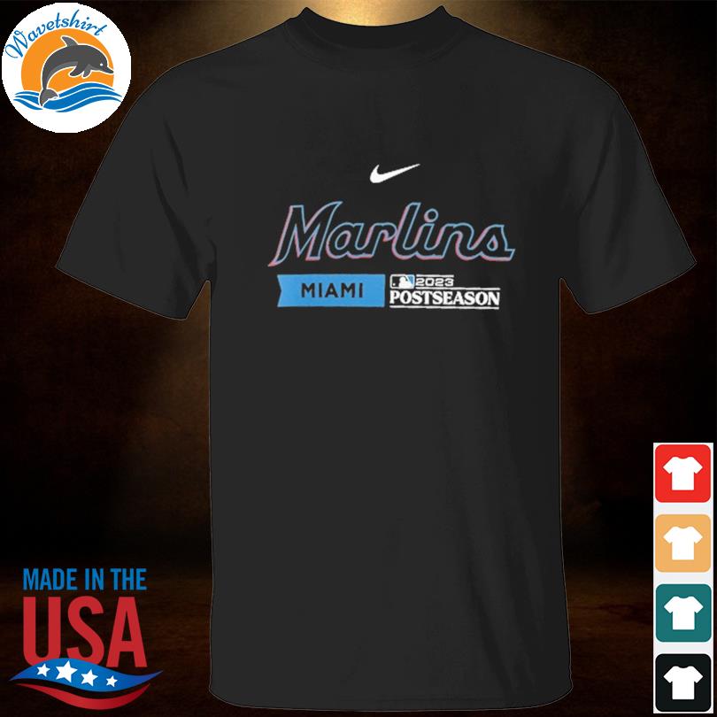 Men's Miami Marlins 2023 Postseason Locker Room T-Shirt, hoodie,  longsleeve, sweatshirt, v-neck tee