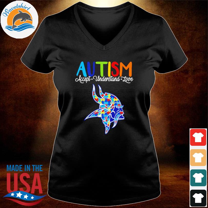 Peace Love Autism Minnesota Vikings Nfl Shirt - The Clothes You'll Ever Need