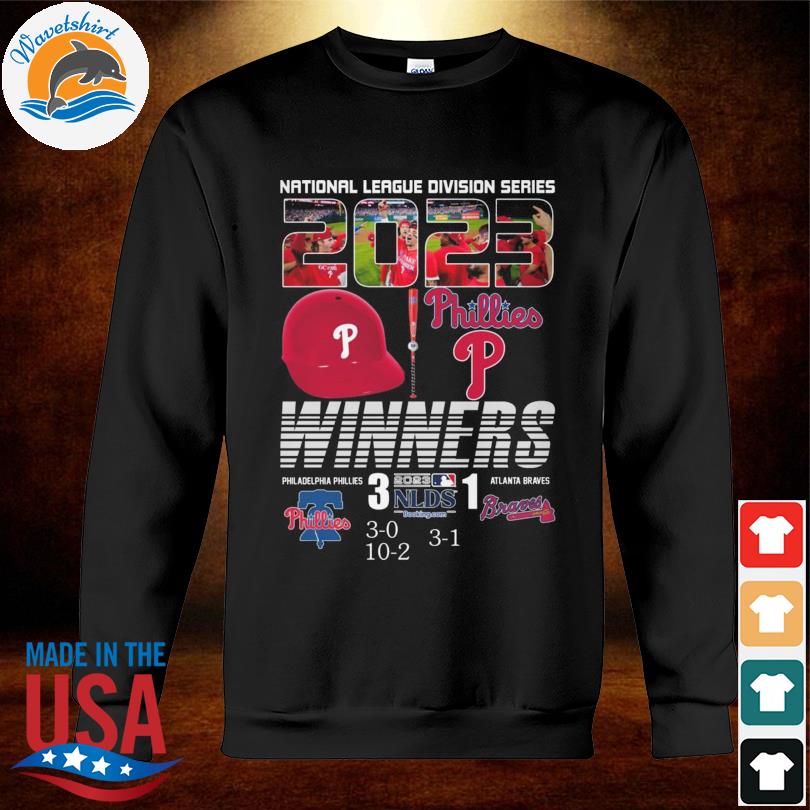 National league division series winners Philadelphia Phillies vs Atlanta  Braves shirt, hoodie, sweater, long sleeve and tank top