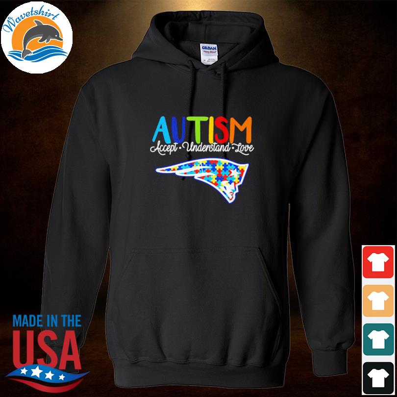 New England Patriots NFL Autism Awareness Accept Understand Love Shirt,  hoodie, sweater, long sleeve and tank top