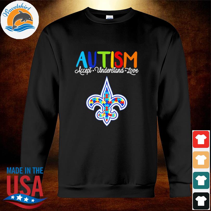 New Orleans Saints NFL Special Autism Awareness Design Hoodie T