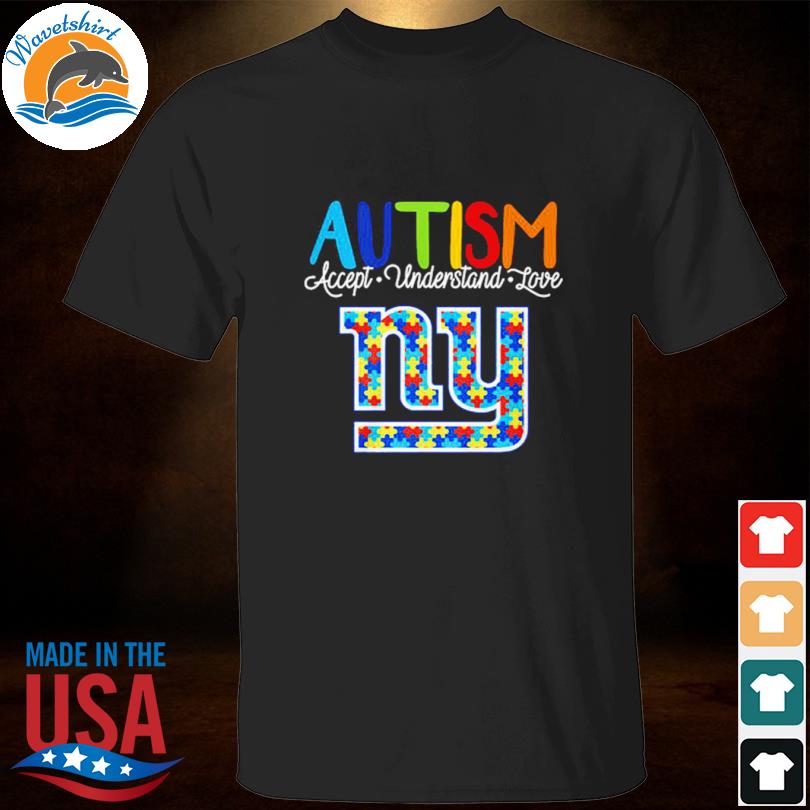 New York Giants NFL Autism Awareness Accept Understand Love Shirt, hoodie,  sweater, long sleeve and tank top