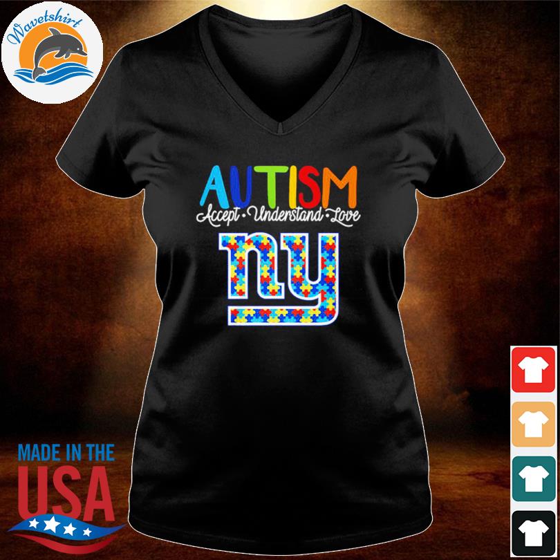 New York Giants NFL Autism Awareness Accept Understand Love Shirt, hoodie,  sweater, long sleeve and tank top